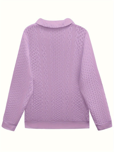 Syksy™ | Trendikäs Tyylikäs Syksy ja Talvi Yksivärinen Naisten Sweatshirt