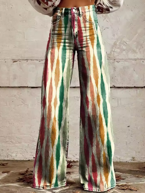 Isabella - Tyylikkäät Boho-Housut