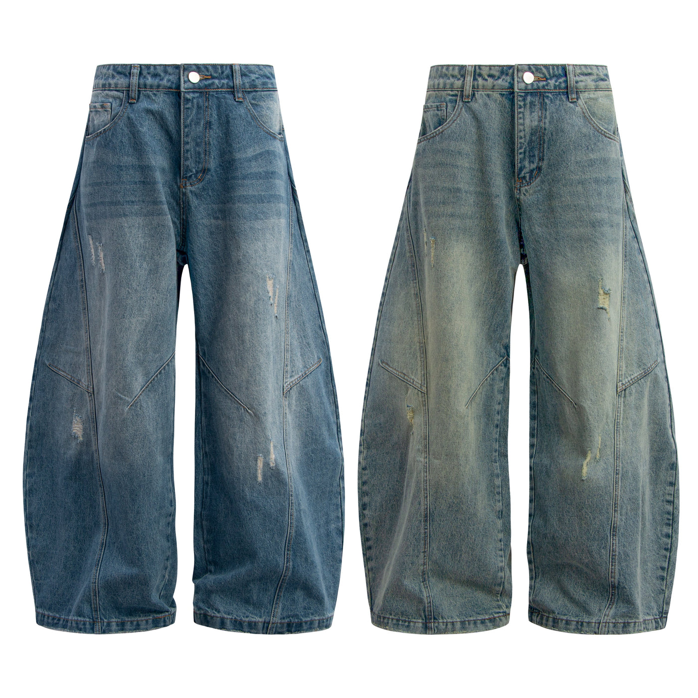 VALTÉ™ | STRUCTURED VOLUME DENIM-HOUSUT