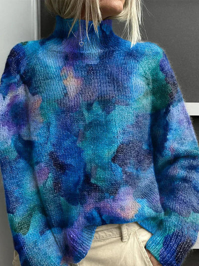 Irene | Lämmin Korkeakauluksinen Neule