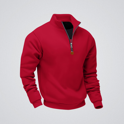 Léo | Vetoketjullinen paita korkealla kauluksella – lämpöä, eleganssia ja mukavuutta arjessa