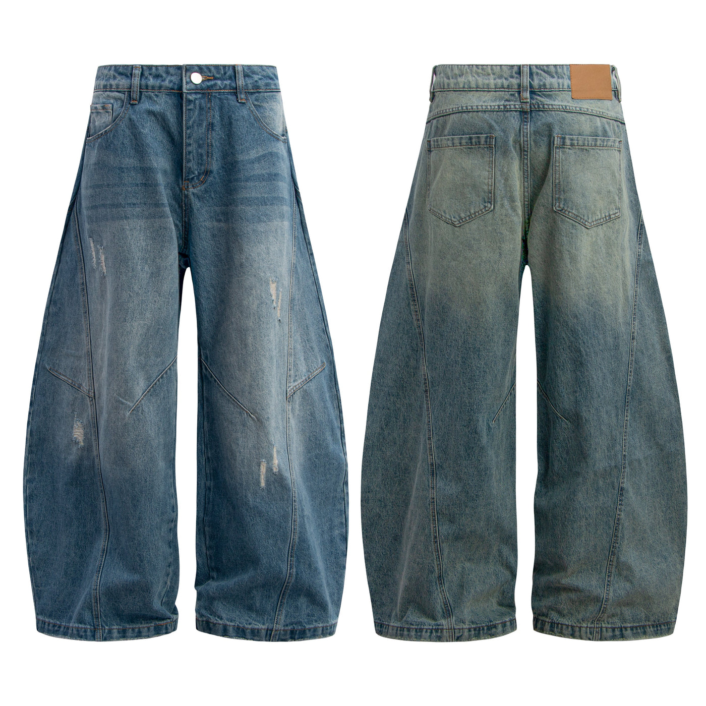 VALTÉ™ | STRUCTURED VOLUME DENIM-HOUSUT