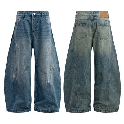 VALTÉ™ | STRUCTURED VOLUME DENIM-HOUSUT