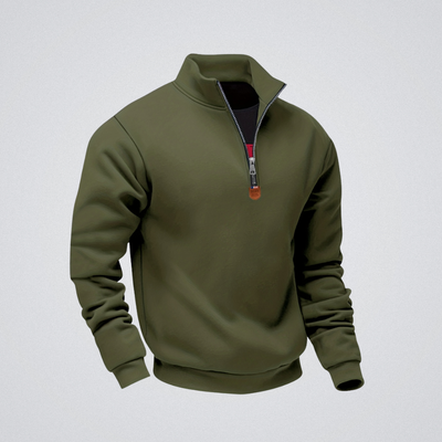 Léo | Vetoketjullinen paita korkealla kauluksella – lämpöä, eleganssia ja mukavuutta arjessa