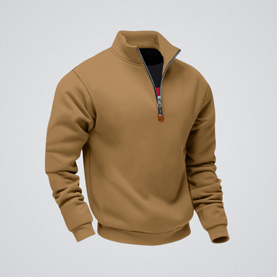 Léo | Vetoketjullinen paita korkealla kauluksella – lämpöä, eleganssia ja mukavuutta arjessa