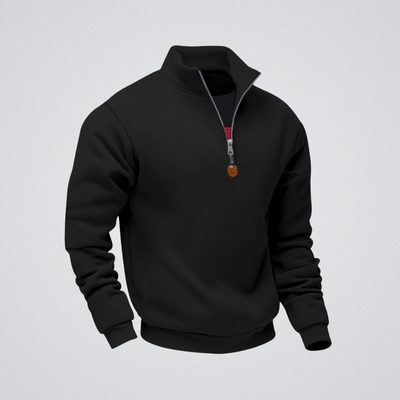 Léo | Vetoketjullinen paita korkealla kauluksella – lämpöä, eleganssia ja mukavuutta arjessa