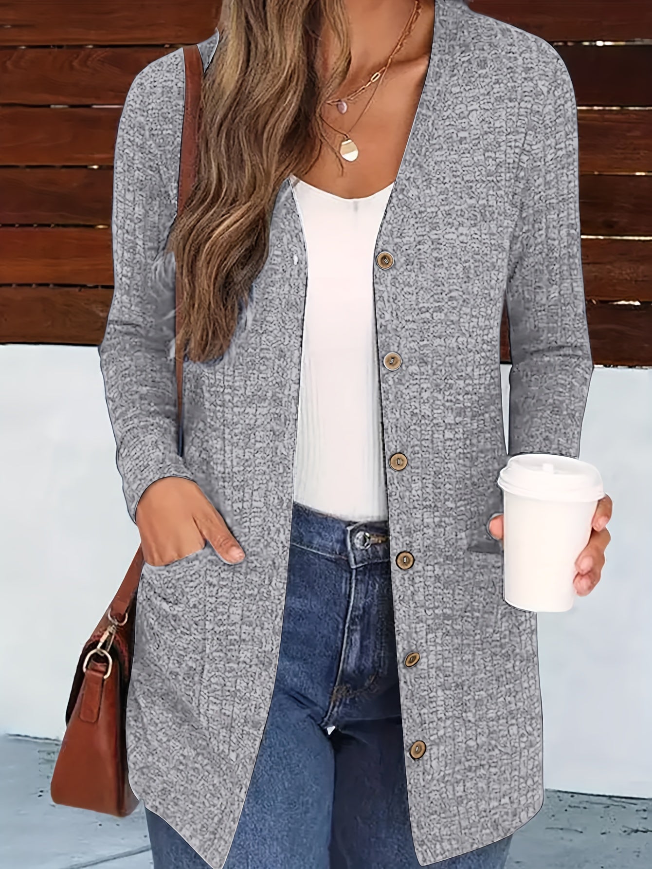 V-hals™ | Naisten Tyylikäs V-hals Cardigan