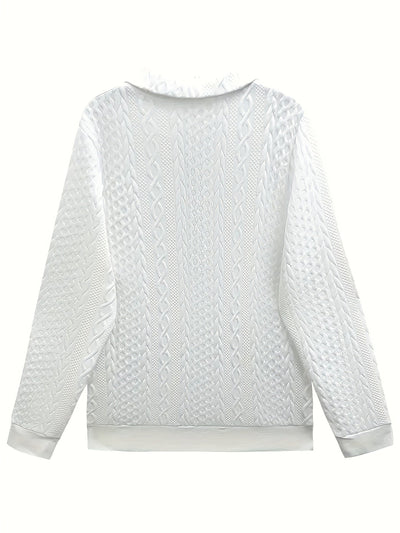 Syksy™ | Trendikäs Tyylikäs Syksy ja Talvi Yksivärinen Naisten Sweatshirt