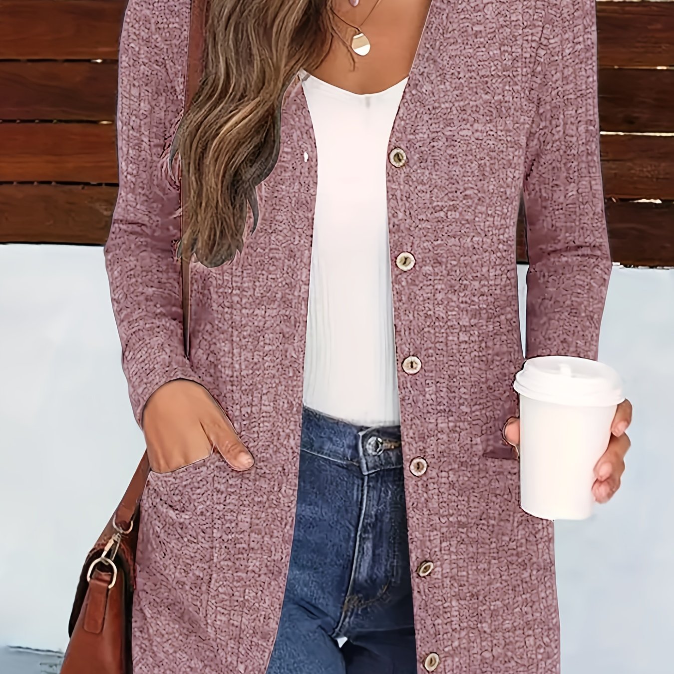V-hals™ | Naisten Tyylikäs V-hals Cardigan