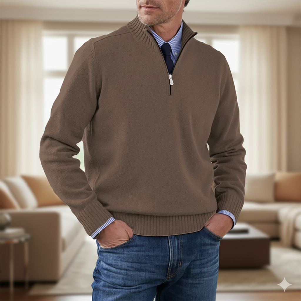 Howard | Vetoketjupaita – klassinen lämpö ja moderni eleganssi