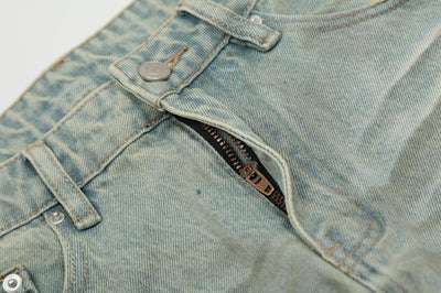 ÉLENE™ | FADED SKY WIDE-LEG HOUSUT