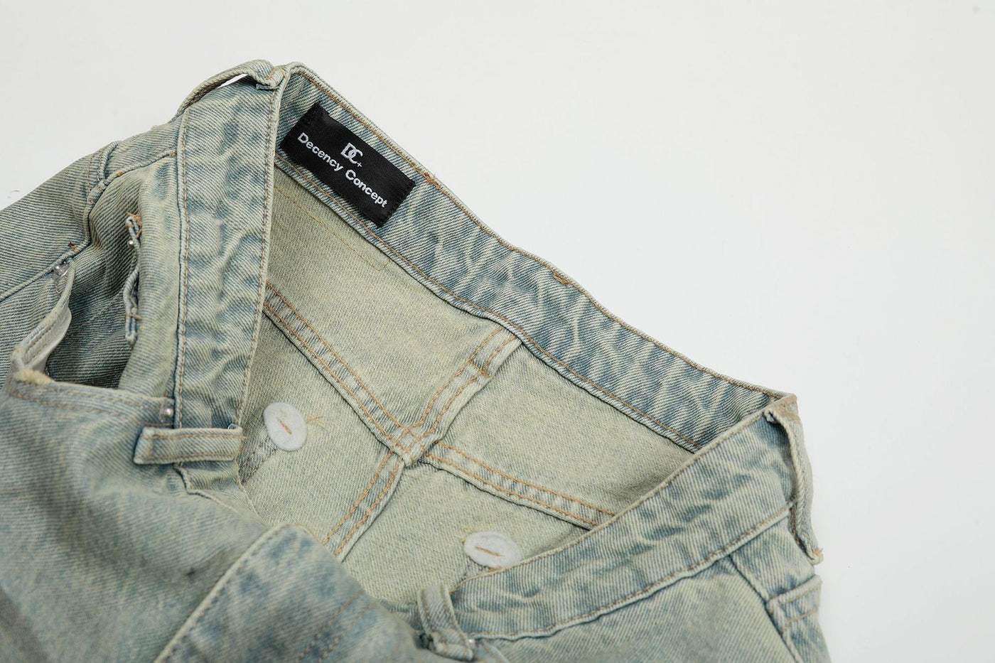 ÉLENE™ | FADED SKY WIDE-LEG HOUSUT