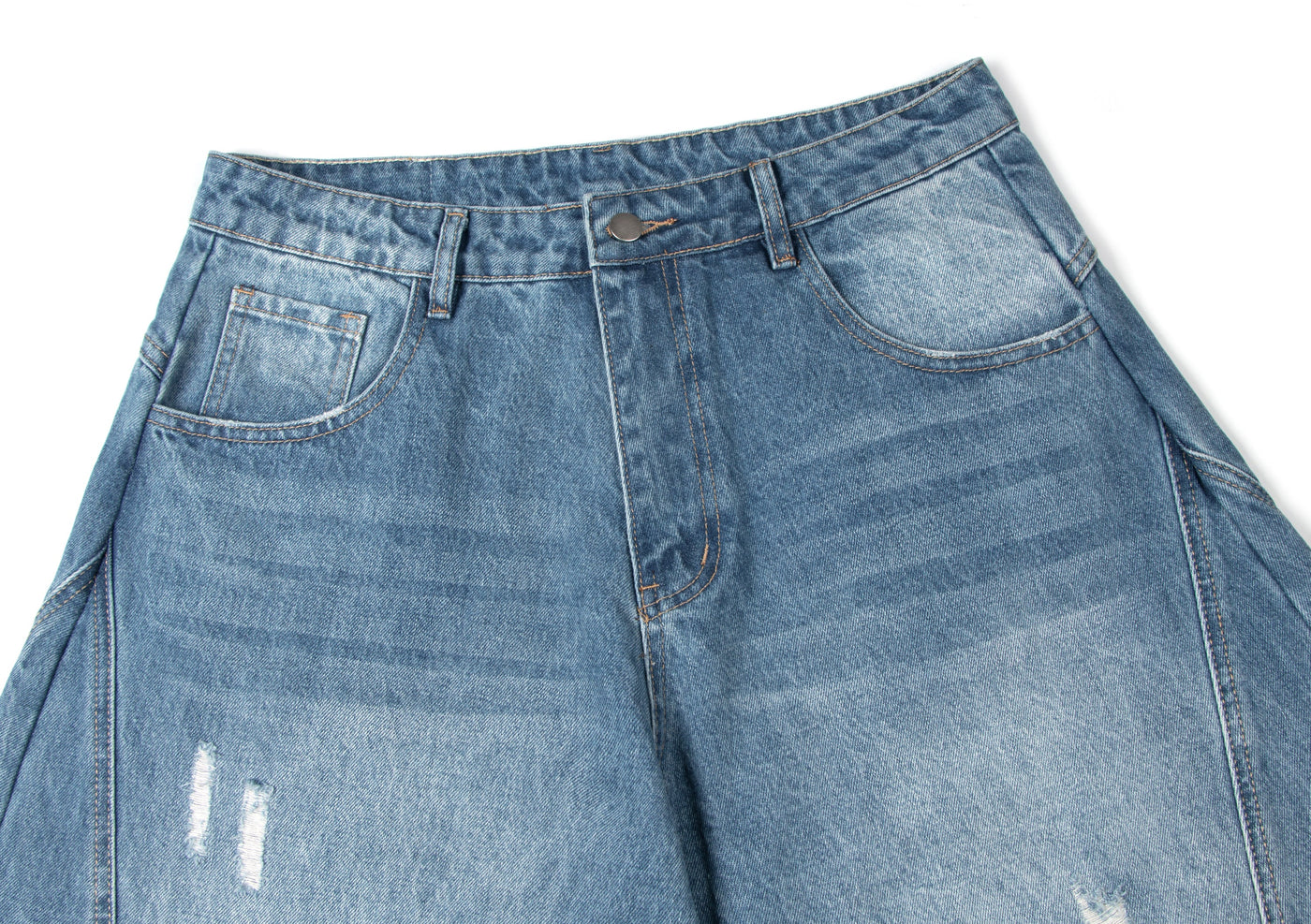 VALTÉ™ | STRUCTURED VOLUME DENIM-HOUSUT
