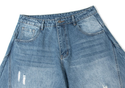 VALTÉ™ | STRUCTURED VOLUME DENIM-HOUSUT