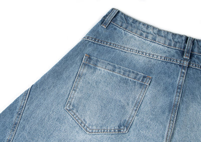 VALTÉ™ | STRUCTURED VOLUME DENIM-HOUSUT