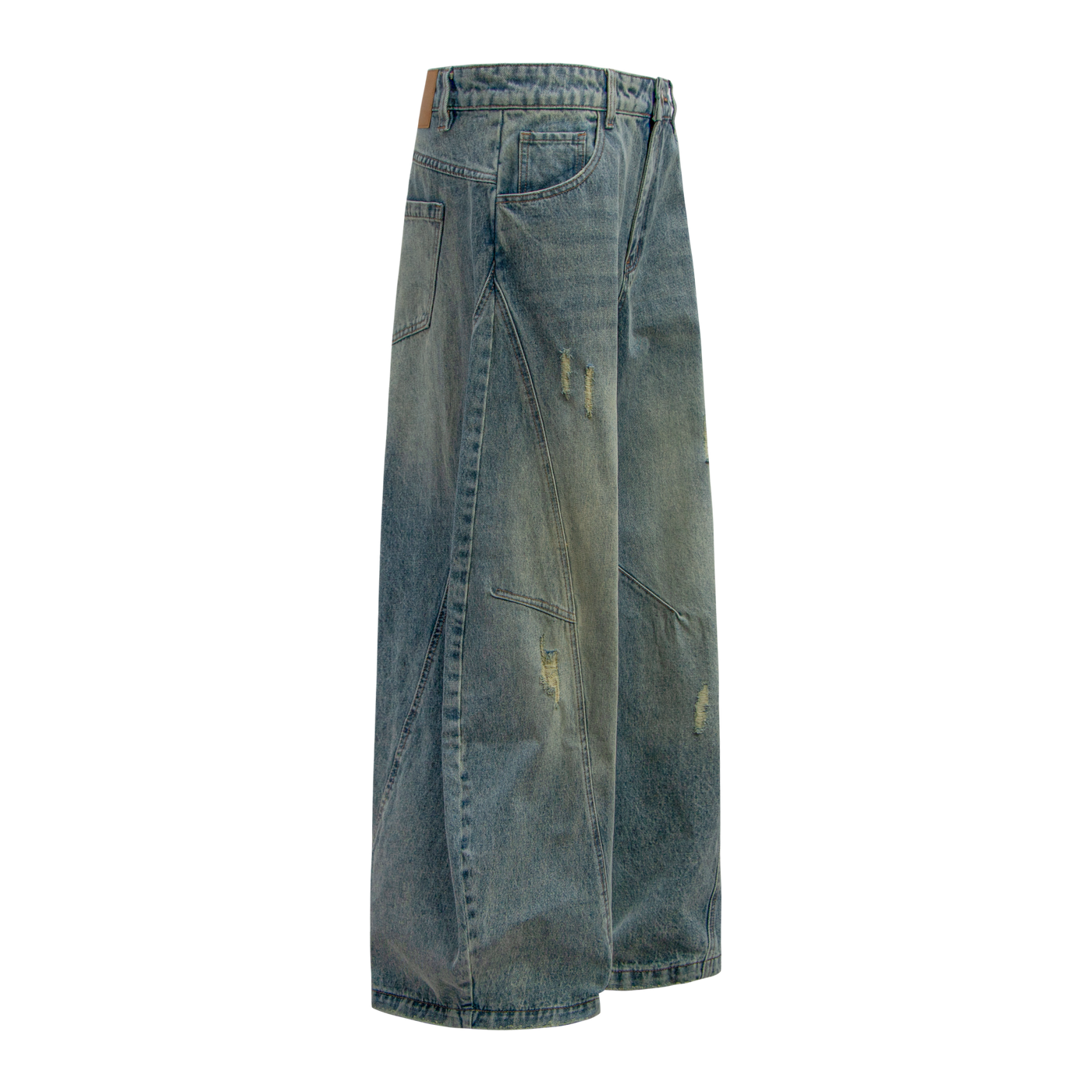 VALTÉ™ | STRUCTURED VOLUME DENIM-HOUSUT