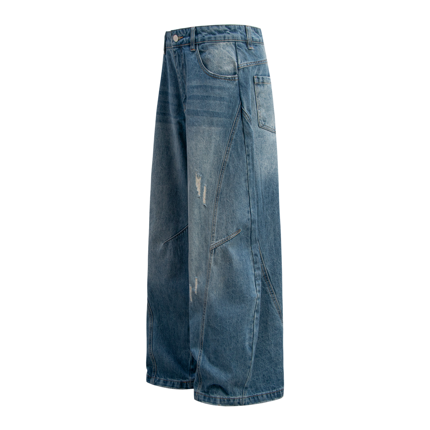 VALTÉ™ | STRUCTURED VOLUME DENIM-HOUSUT