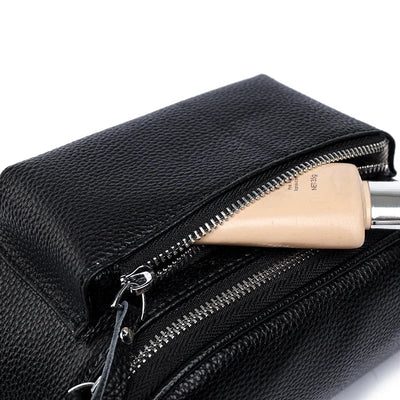 Elsie | Tyylikäs Nahkainen Olkalaukku