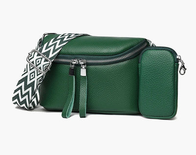 Nina | Viimeistelynahkainen olkalaukku