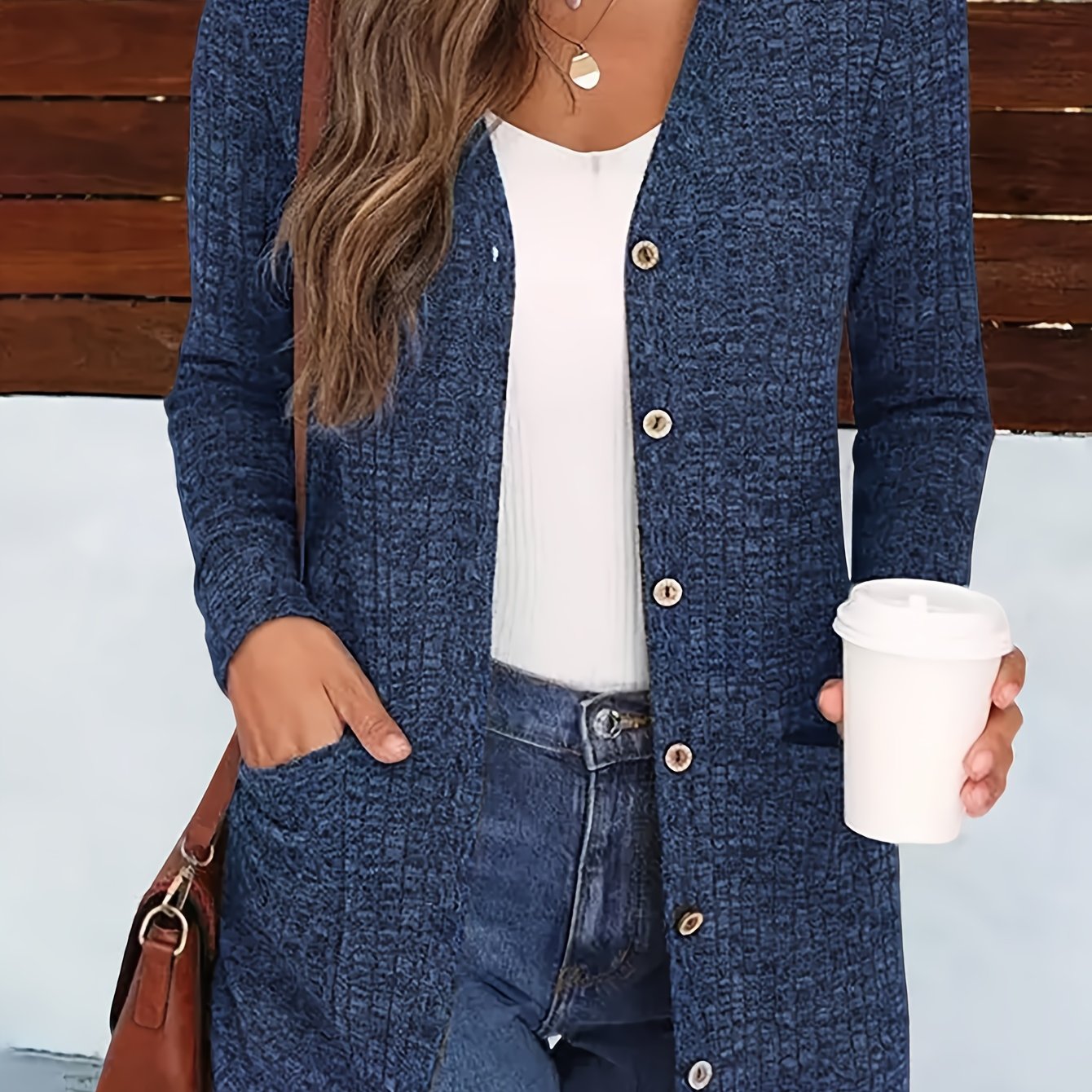 V-hals™ | Naisten Tyylikäs V-hals Cardigan
