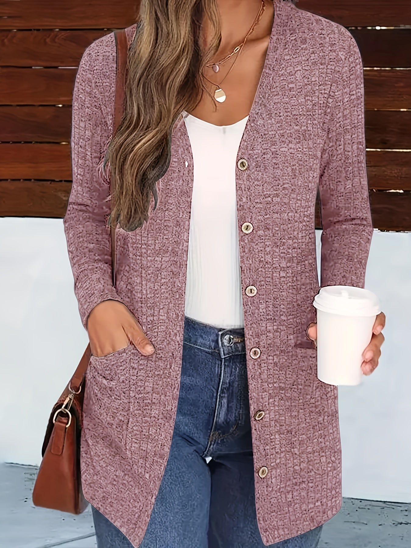 V-hals™ | Naisten Tyylikäs V-hals Cardigan