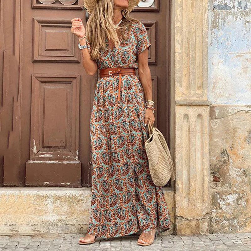 Liora | Maxi Ibiza -mekko hippityylillä + ILMAINEN vyö